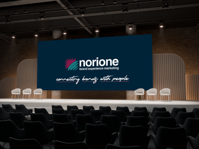 Bühne mit Hintergrund