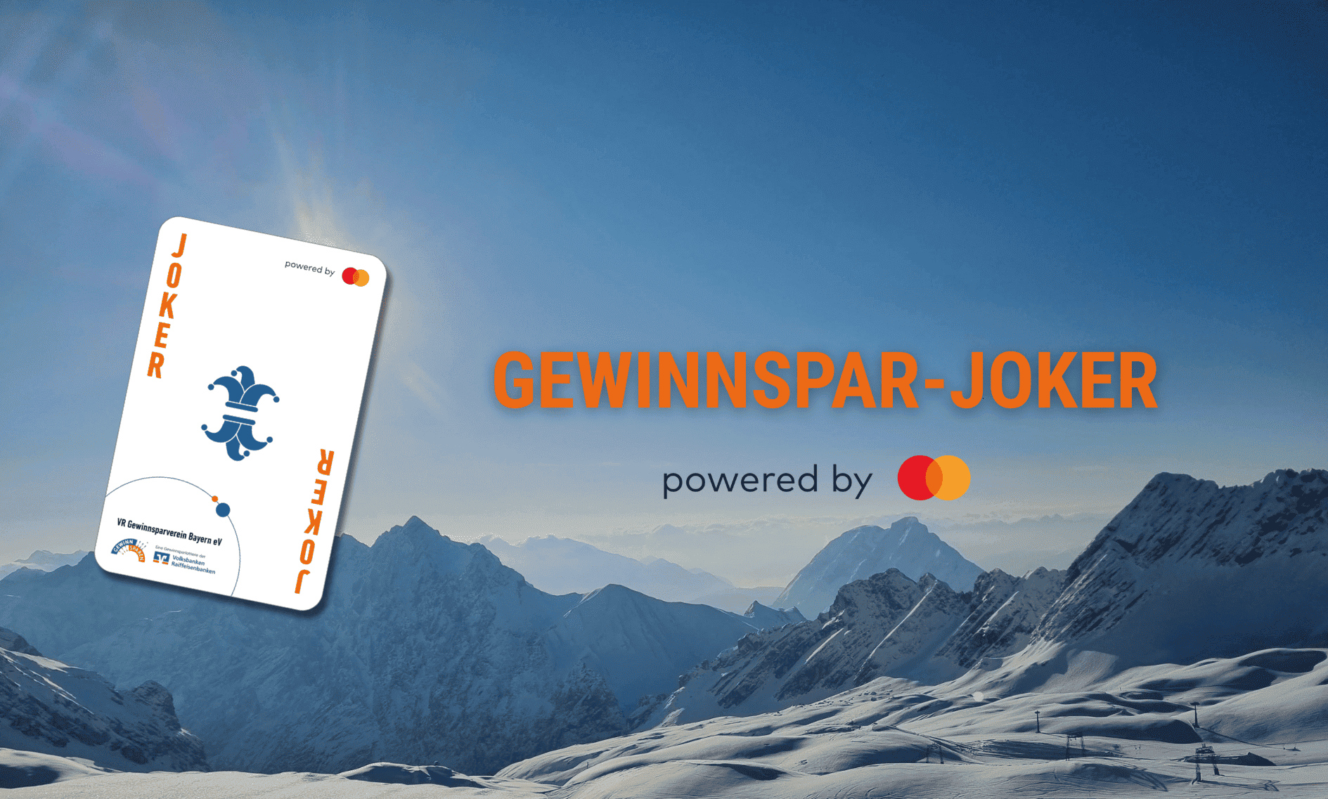 Eine Jokerkarte und der Titel 